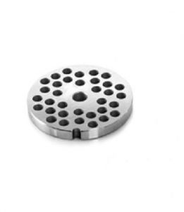 PU323  Stainless steel unger plate  3-3,5-4 mm holes for meat mincer Fimar series 32