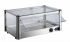 VKB31R 1 PIANO hot counter display cabinet in stainless steel sheet