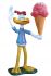 SG007 Galgiato figura pubblicitaria 3D per gelateria altezza 230 cm