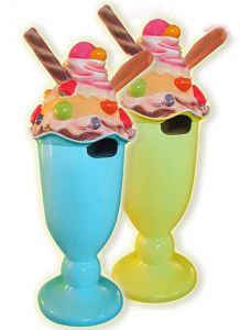 SG092 Coppa Gelato Gettacarte - coppa gettacarte pubblicitaria 3D per gelateria altezza 159 cm