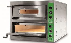 B9 + 9T - Pizza ovens INOX 12 PIZZA 36 cm three-phase B9 + 9