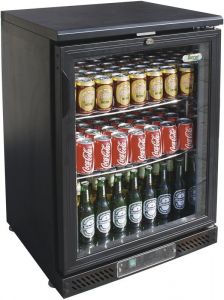 G-BC1PB Refrigerated display for drinks of 140 liters with temp. + 2 / + 8 ° C
