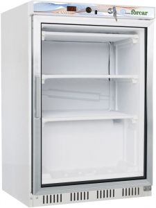 G-EF200G ECO static refrigerated cabinet, capacity 130 Lt - white color