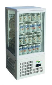 G-TCBD68 Countertop refrigerated display cabinet with 4 glass sides - Capacity 58 Lt 