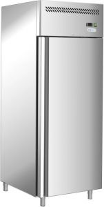 G-GN650BT-FC - Ventilated refrigerator -18 / -22 °, single door, stainless steel frame AISI201