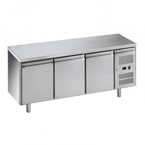 G-PA3200TN-FC Pastry Refrigerated Table - 3 Doors - Temp -2 ° + 8 ° C - Capacity Lt 580