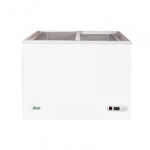 SD200S Congelatore Freezer a Pozzetto  - Porte Vetro Scorrevoli - Capacità Lt 195