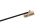 ACC-SP-180 Adjustable bristle brush 20x6 brass, height 11 cm, total length 190 cm