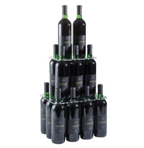 EV04301 PIRAMID - Pyramid upstand with twenty seats for bottles with hole ø 3.3 cm