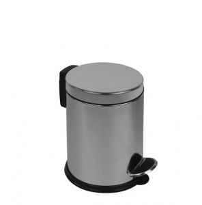 T913030 3 liter shiny stainless steel pedal bin (pack of 8 pieces