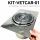 KIT-VETCAR-01 per trasformare la tua vetrina in un banco a pozzetto - versione cop. Policarbonato