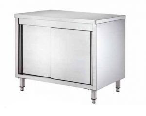 GDASR106 Cabinet table with sliding doors 1000x600x850