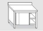 EU03201-12 tavolo armadio ECO cm 120x60x85h  piano alzatina - porte scorrevoli