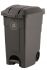 T102031 Mobile plastic pedal bin Grey 70 liters (Pack of 3 pieces)
