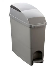T104080 Hygiene sanitary plastic waste Bin Grey 18 liters
