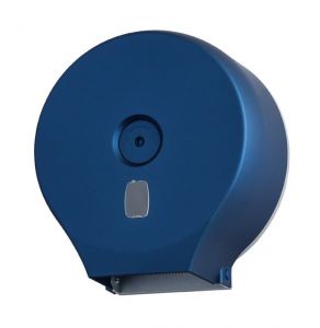 T104305 Distributore di carta igienica in rotolo ABS blu soft-touch 400 metri