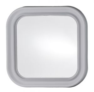 T150000 Squared mirror with white frame 46x46cm