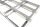 TIMGS19 Gastronorm 1/1 stainless steel frame for 9 GN 1/9 containers
