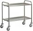 CA 1393P Stainiess steel service trolley heavy trantrasport 200 Kg 2 shelves 112x67x98h