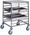 CA1477 Stainless steel GN pan trolley 8 GN2/1 16 GN1/1