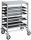 CA1493 Tray rack trolley for bakeries trays 80x60 16 trays 60x40 
