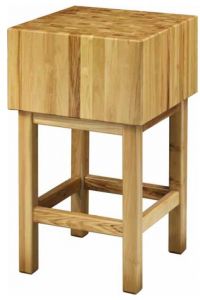 CCL3575 Wooden block 35cm with stool 70x50x90h